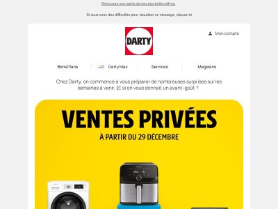 Top départ des ventes privées !