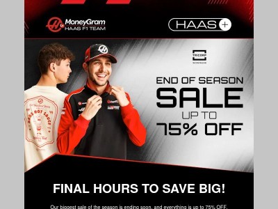 🔥 Last Chance! Up to 75% OFF Everything!