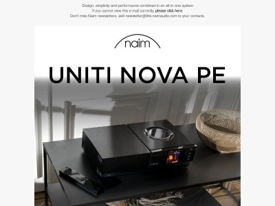An exceptional hi-fi experience with Uniti Nova PE