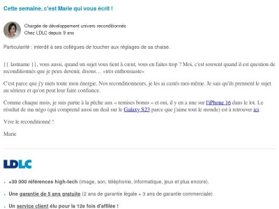 Quand j'aime, je m'emballe.