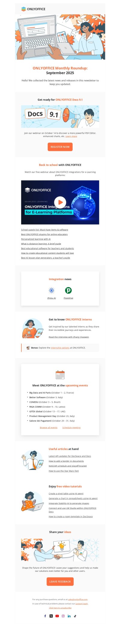 ONLYOFFICE Monthly Roundup: September 2025