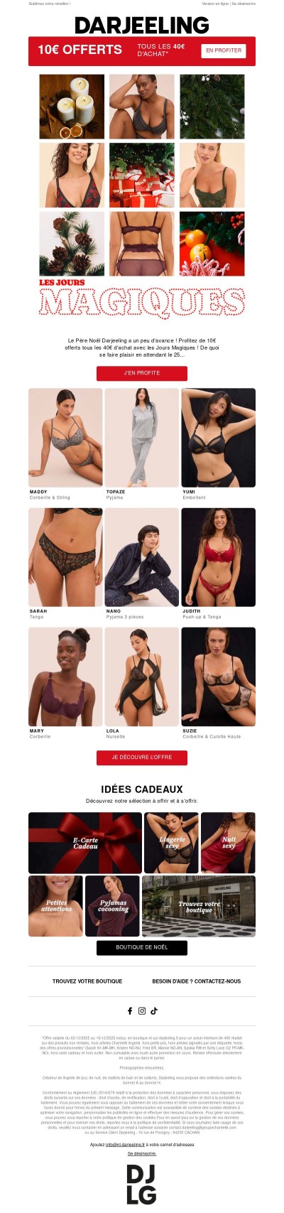 10€ offerts tous les 40€ : Noël approche 🎄🎁