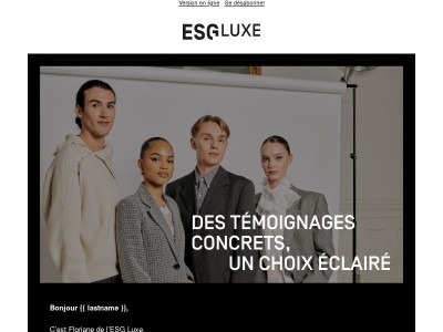 ESG Luxe : intégrez un réseau unique 🤝