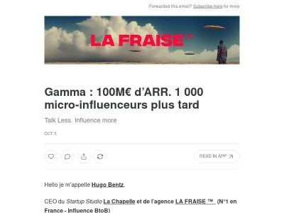 Gamma : 100M€ d’ARR. 1 000 micro-influenceurs plus tard 🍓