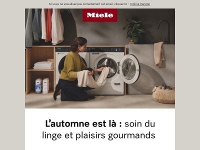 L’automne est là : soin du linge et plaisirs gourmands