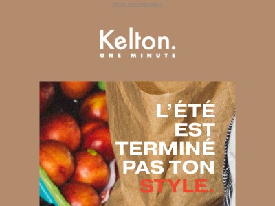 Au marché. La rentrée s’annonce stylée. 🍎