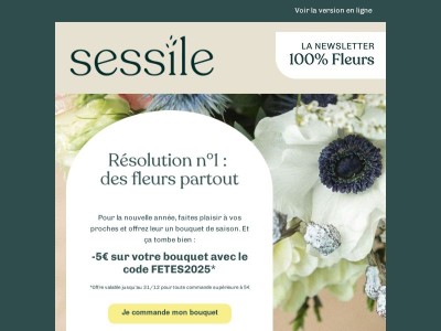 Plus que 2 jours pour profiter de votre réduction 💐