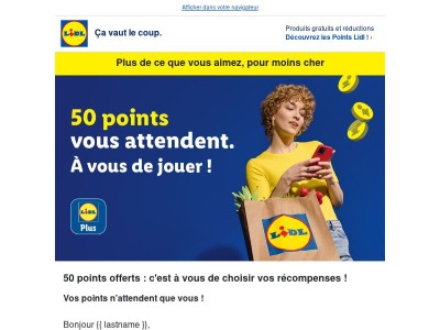 50 points vous attendent.