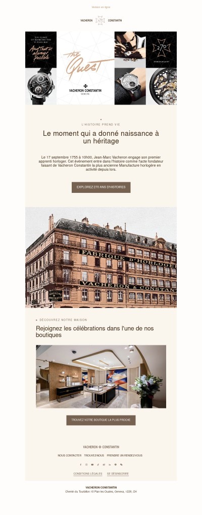 L'instant fondateur d'un héritage