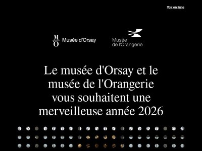 Meilleurs vœux 2026 du musée d'Orsay et du musée de l'Orangerie