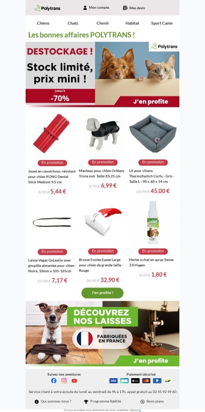 Les bonnes affaires chez POLYTRANS !