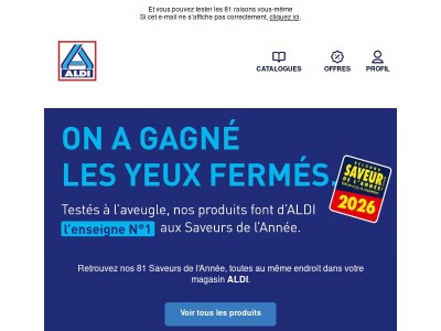 Nous sommes l’enseigne n°1 de l’année 🏆