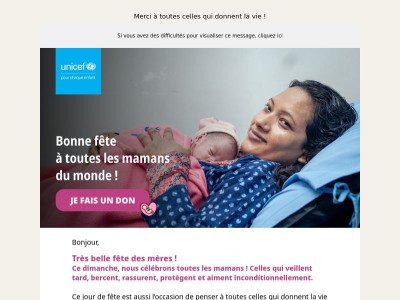 Bonne fête à toutes les mamans !