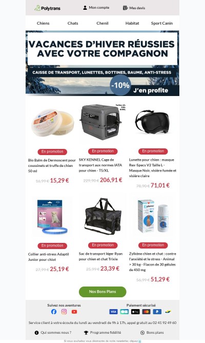 -10 % : Les essentiels vacances d'hiver !