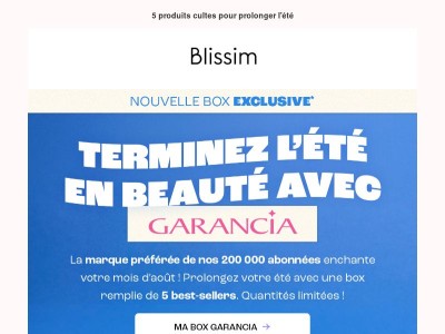 Votre box 100% Garancia est prête 🪄