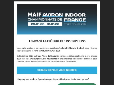 MAIF AVIRON INDOOR 2026