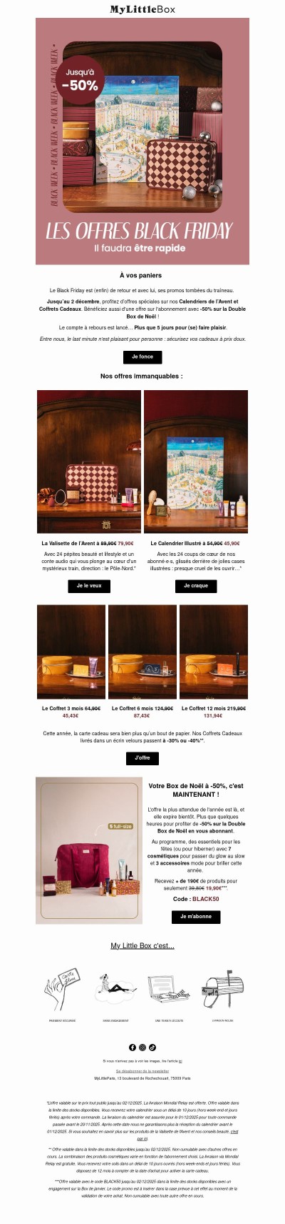 Black Friday : que le meilleur panier gagne 💥