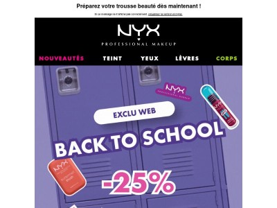 -25% dès 45€ d'achat : Back to school 🔥📚