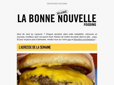 L’adresse de la semaine sert un bonheur de burger…