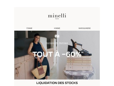 TOUT À -60% | Liquidation des stocks