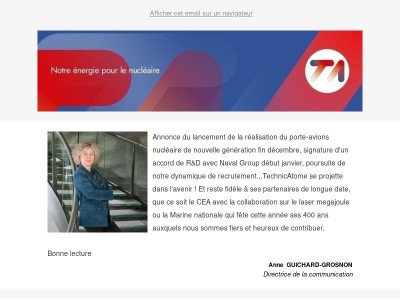 Newsletter TechnicAtome - février 2026