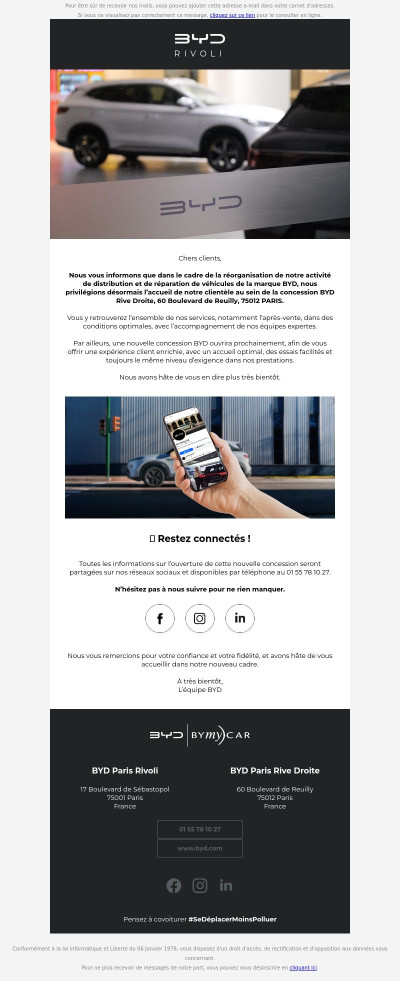 Du nouveau chez BYD BYMYCAR