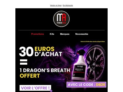Votre cadeau vous attend dès 30€ d'achat