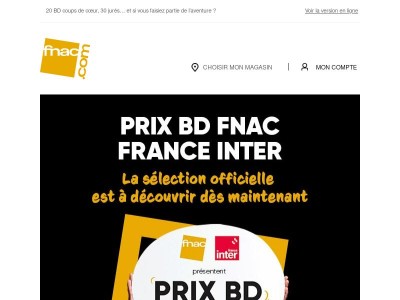 Vous aimez la BD ? Devenez juré du Prix BD Fnac France Inter