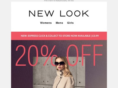 ONE MORE DAY: 20% off everything