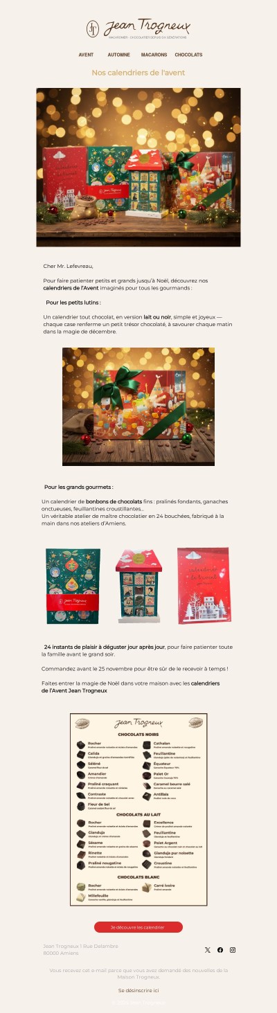 🎅 Le compte à rebours gourmand a commencé !