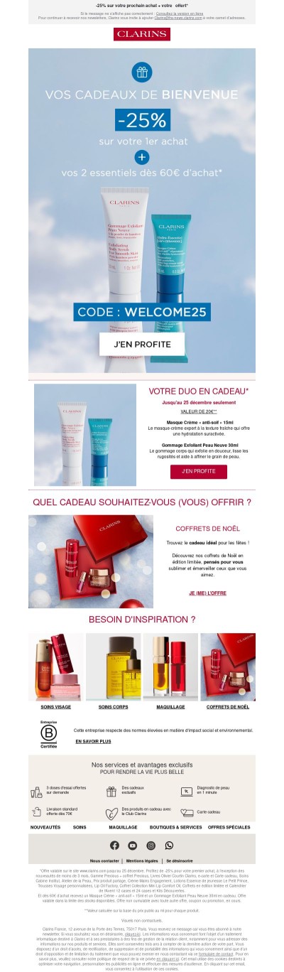 OFFRE EXCLUSIVE : Vos 2 cadeaux vous attendent ⌛