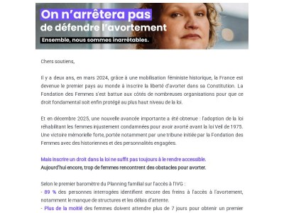 Nous n’arrêterons pas de défendre le droit à l’avortement