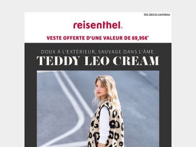 🧸 Nouveau : la collection teddy leo cream est arrivée