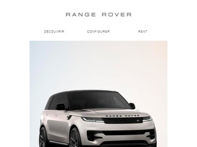 Votre Range Rover n'attend plus que vous