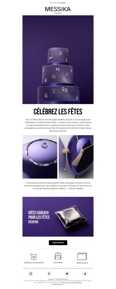 Célébrez les fêtes avec Messika