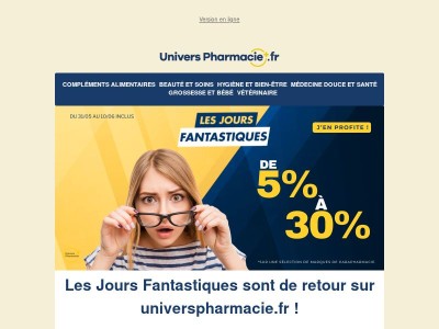 {{ firstname }}, les Jours Fantastiques sont de retour jusqu'au 10 Juin ! 🤩