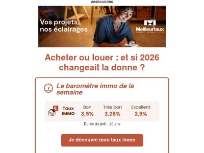 Acheter ou louer : et si 2026 changeait la donne ?