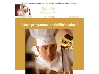 MyLindt & Moi : votre programme de fidélité évolue !