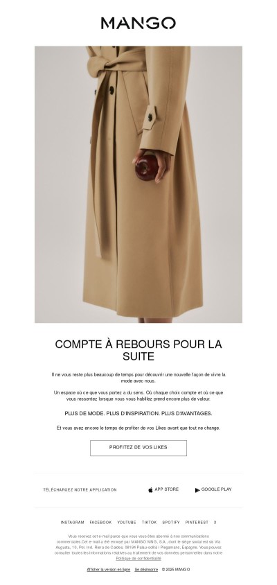 Compte à rebours pour vivre la mode autrement