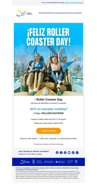 ¡Vuelve la oferta flash! Tus entradas al 50 % ⚡