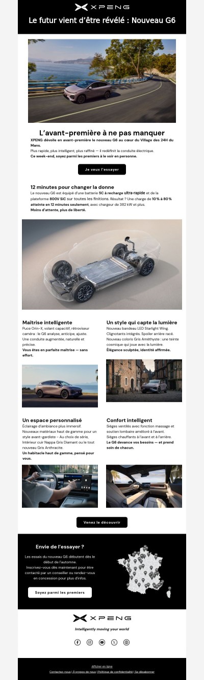 🚗 Le nouveau G6 arrive au Mans