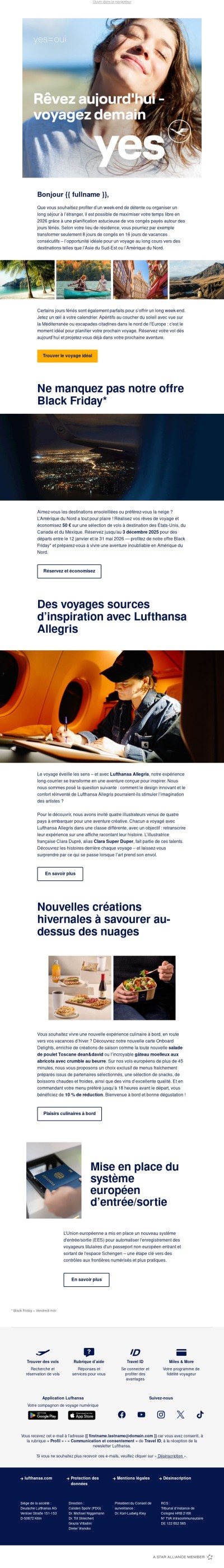 Planifiez dès maintenant et réservez votre aventure pour l’année prochaine