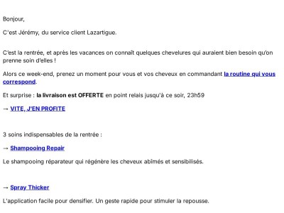 🚨 Livraison offerte ce soir