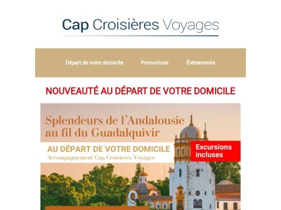 NOUVEAUTÉ - Guadalquivir au départ de votre domicile 🥰