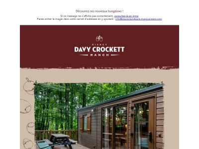 Relaxez-vous au Disney Davy Crockett Ranch 🍂