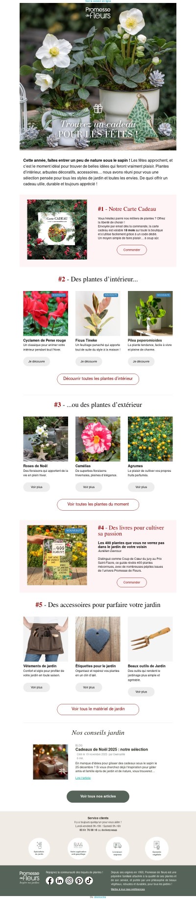 Offrez un peu de nature pour les fêtes ! 🎁