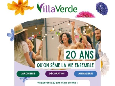 Villaverde fête ses 20 ans ! 🌸
