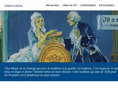 [Mazet Confiseur] Bienvenue !