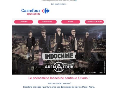 🎤 Indochine ajoute une date à sa tournée