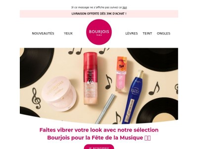 Célébrez la Fête de la Musique en beauté avec Bourjois 🎶✨